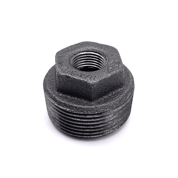 159089 1 MALE ? 3/8 FEMALE FORGED STEEL THREADED REDUCER BUSHING 18-8 STAINLESS STEEL