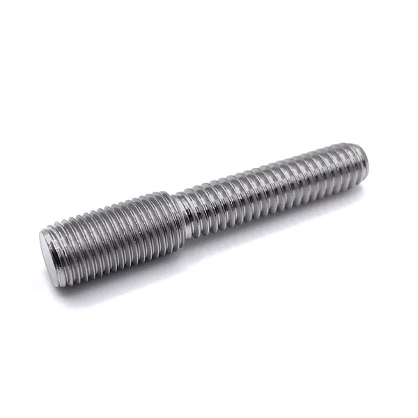 151422 1-8 X 15-1/2" DOUBLE END STUD WITH 2" THREAD LENGTH BOTH ENDS GRADE 8 STEEL PLAIN