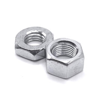 150632 3/8-32 HEX PANEL NUT 1/2 AF X 3/32 THICK STEEL ZINC CLEAR