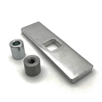 165994 60636-TS - 1.39 ID X 1.66 OD X .500 THICK TUBE SPACER STEEL ZINC PLATED