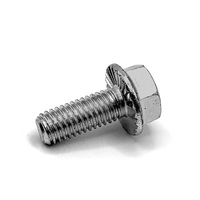 153056 1/4-20 X 1 SERRATED HEX FLANGE BOLT 18-8 STAINLESS STEEL