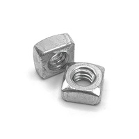149971 3-4 SQUARE NUT 1/2? HOLE IN CENTER A194 2H STEEL PLAIN